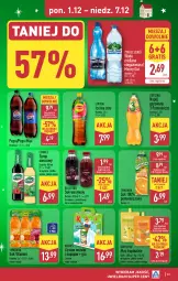 Gazetka promocyjna Aldi - Pełna oferta - Gazetka - ważna od 07.12 do 07.12.2025 - strona 23 - produkty: Sok, Mus, Gra, Pepsi max, Ice tea, Ananas, Pomarańcze, LANA, Pepsi, Lipton, Napój gazowany, Tymbark, Syrop, Kubuś, Woda, Mango, Napój, Mięta