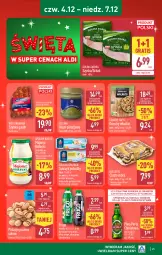 Gazetka promocyjna Aldi - Pełna oferta - Gazetka - ważna od 07.12 do 07.12.2025 - strona 45 - produkty: Piwa, Piwo, Orzechy włoskie, Pistacje, Majonez, Sos, Gra, Krem pistacjowy, Lack, Golden Seafood, Szynka, Perła, Tuńczyk, Olej