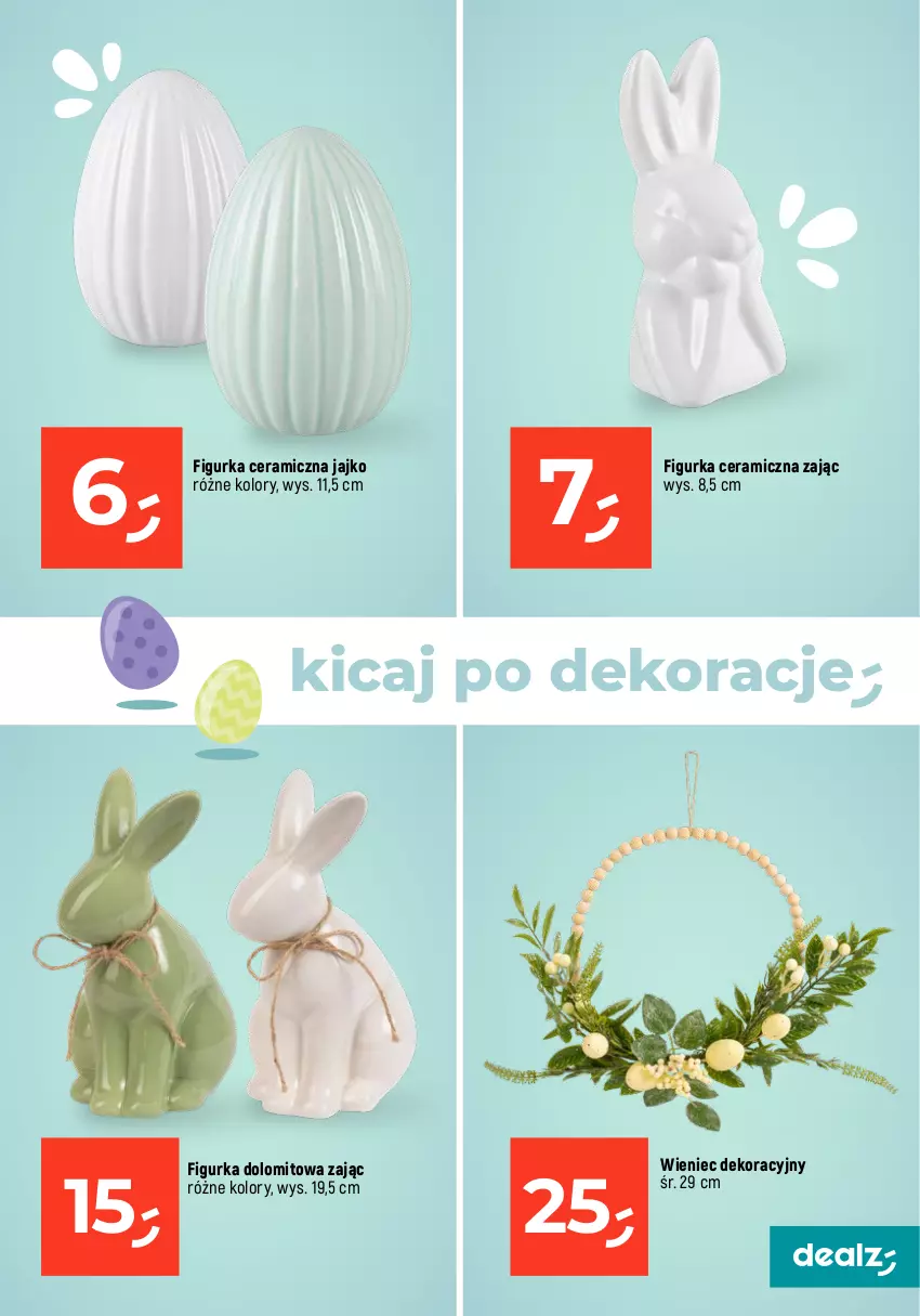 Gazetka promocyjna Dealz - MAKE A DEALZ - ważna 22.02 do 28.02.2024 - strona 7 - produkty: Figurka ceramiczna, Wieniec