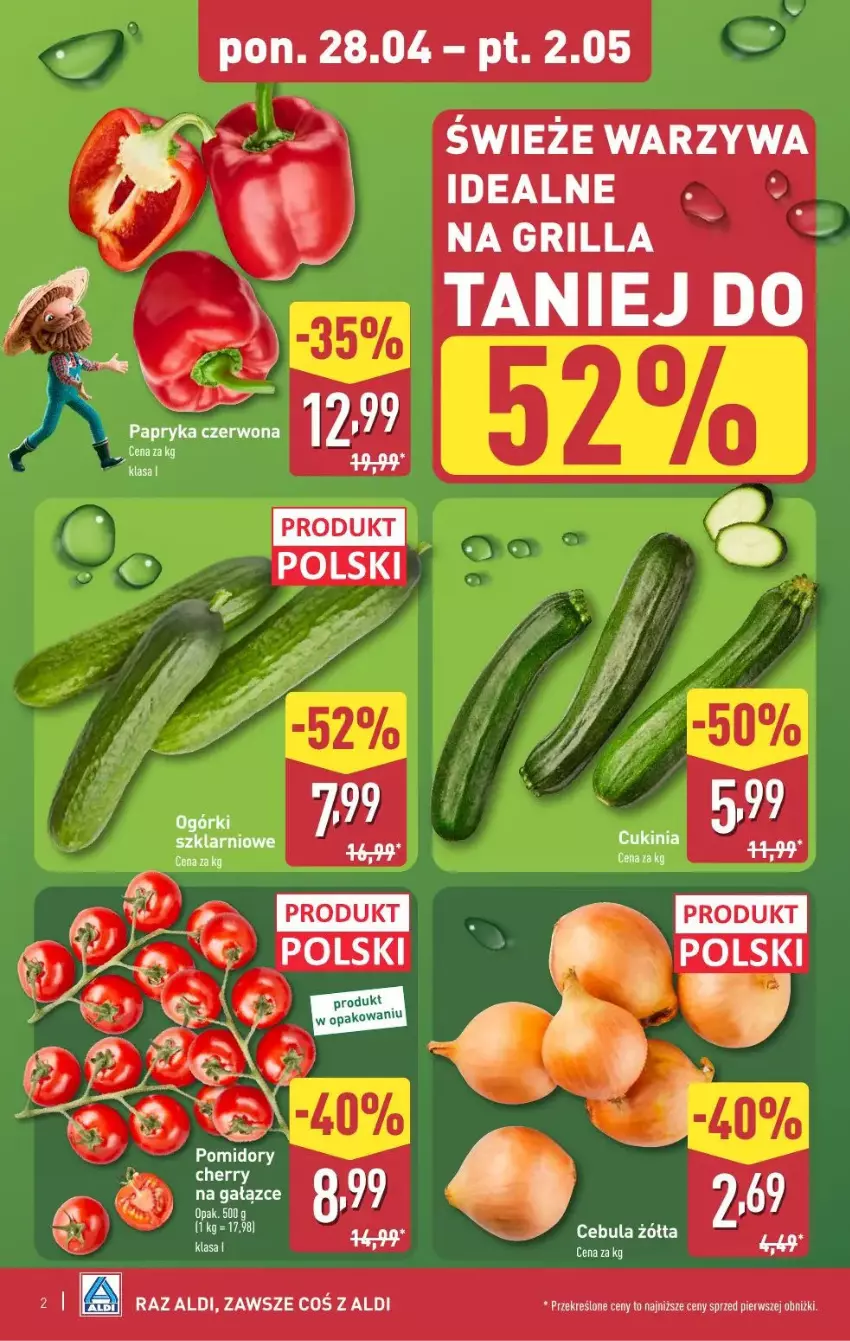 Gazetka promocyjna Aldi - ważna 28.04 do 02.05.2025 - strona 12 - produkty: Warzywa