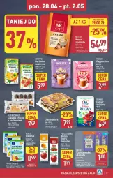 Gazetka promocyjna Aldi - Gazetka - ważna od 02.05 do 02.05.2025 - strona 16 - produkty: Ciastka, Por, Cukier, Kawa ziarnista, Kawa, Tonik, Cappuccino, Suplement diety