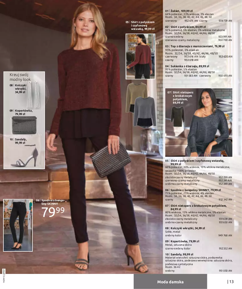 Gazetka promocyjna Bonprix - Moda na Wyjątkowe chwile - ważna 01.01 do 30.05.2021 - strona 15 - produkty: Kolczyki, Mars, Moda, Sandał, Spodnie, Sukienka, Top, Wkręt