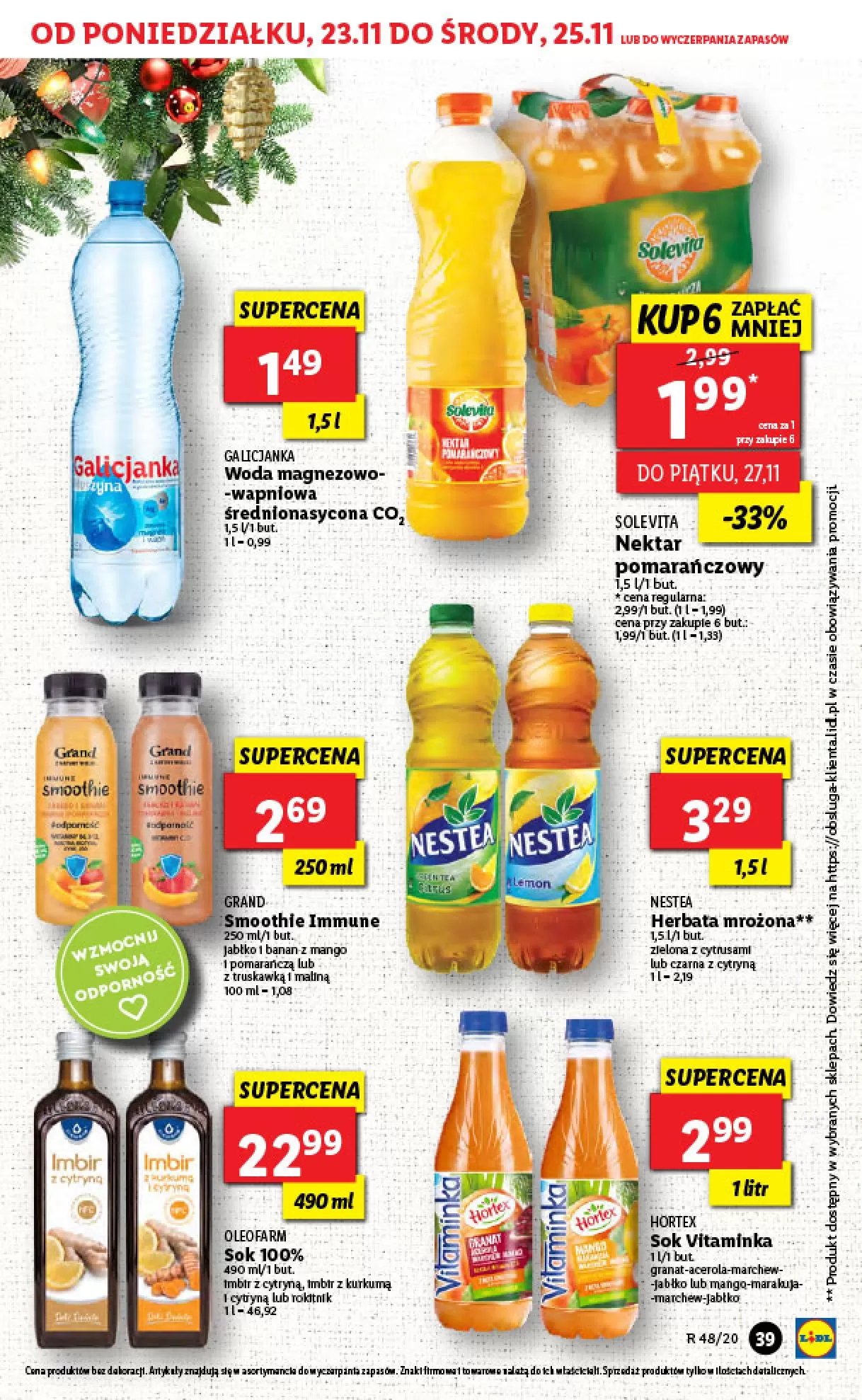 Gazetka promocyjna Lidl - ważna 23.11 do 25.11.2020 - strona 39