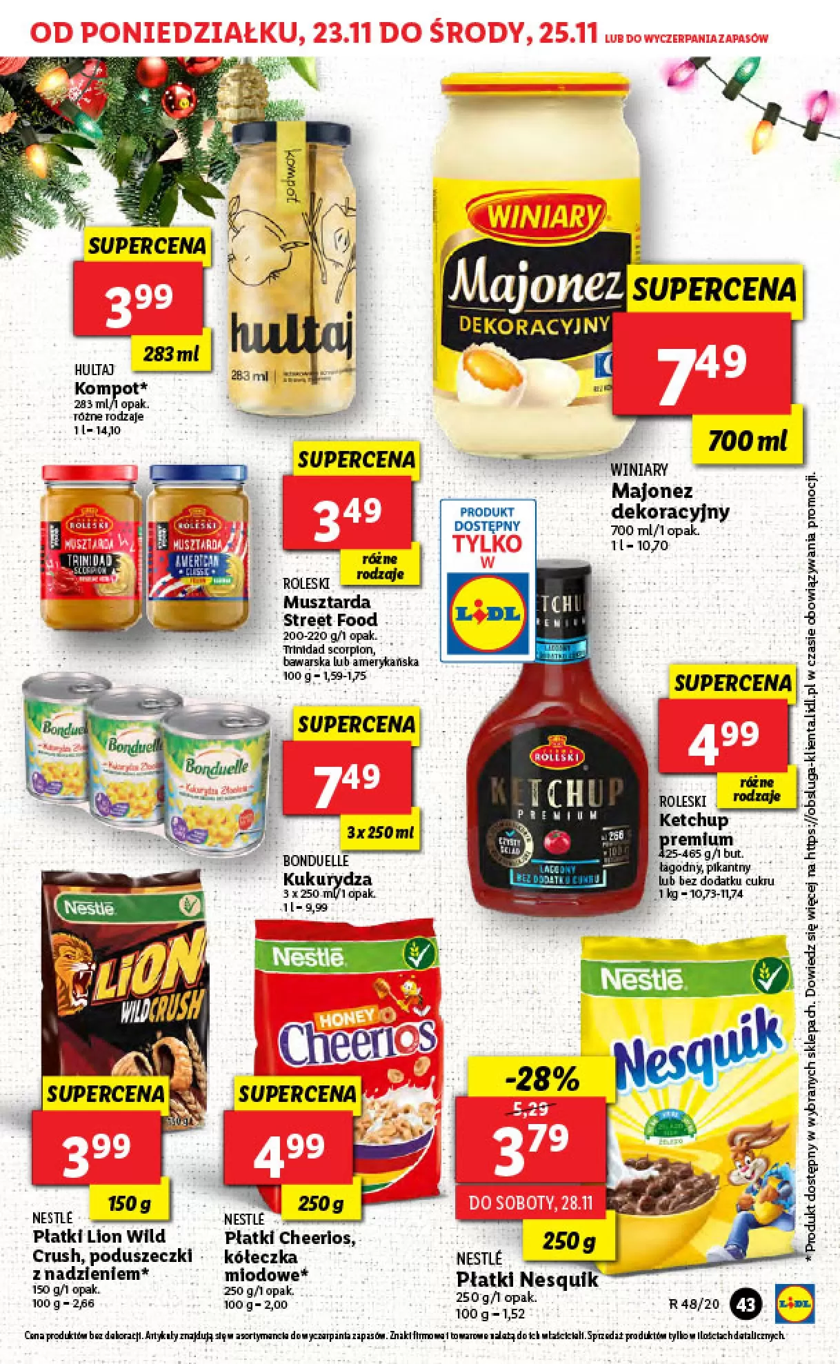 Gazetka promocyjna Lidl - ważna 23.11 do 25.11.2020 - strona 43