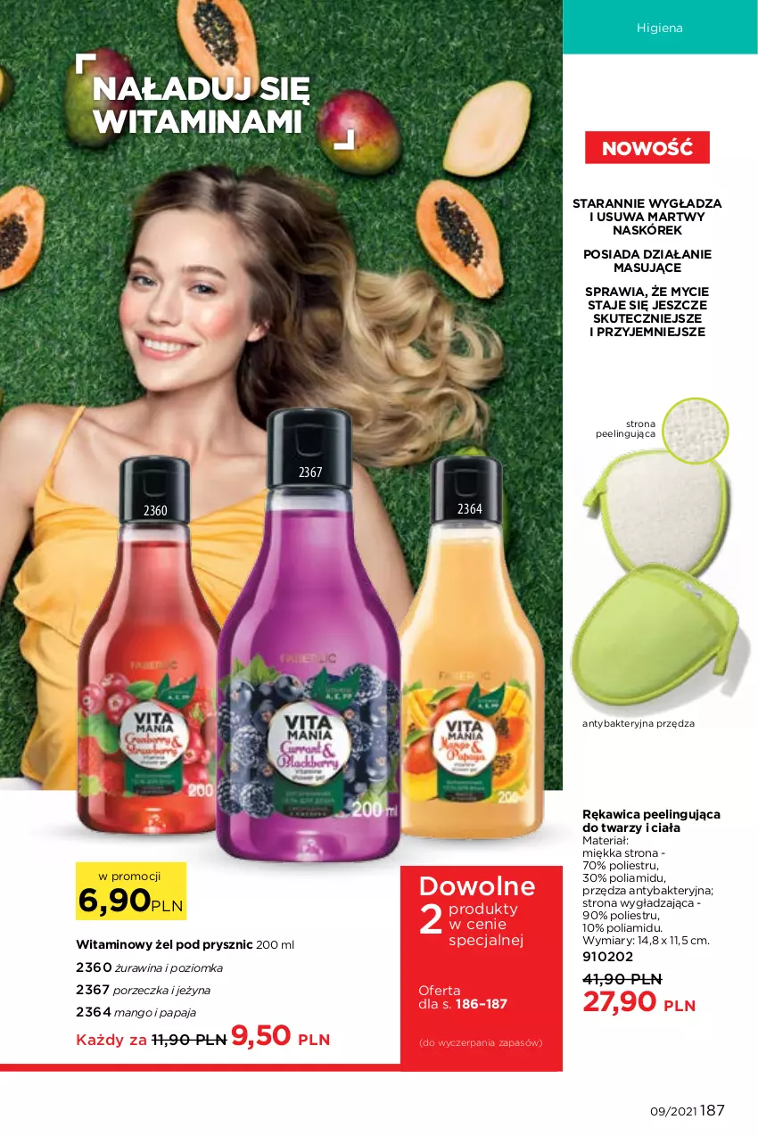 Gazetka promocyjna Faberlic - Gazetka - ważna 14.06 do 04.07.2021 - strona 187 - produkty: Mango, Papaja, Peeling, Por