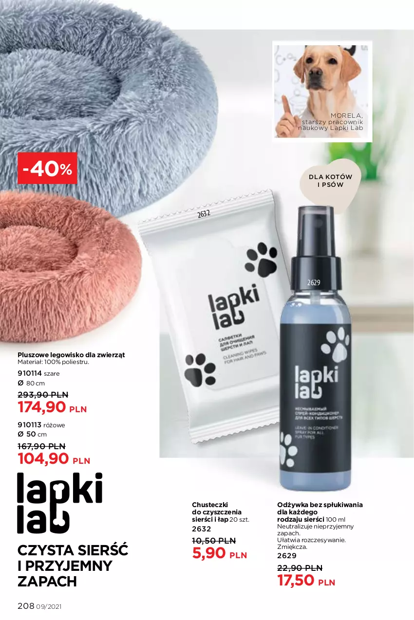 Gazetka promocyjna Faberlic - Gazetka - ważna 14.06 do 04.07.2021 - strona 208 - produkty: Chusteczki, Chusteczki do czyszczenia, LEGO, Legowisko, Morela, Odżywka