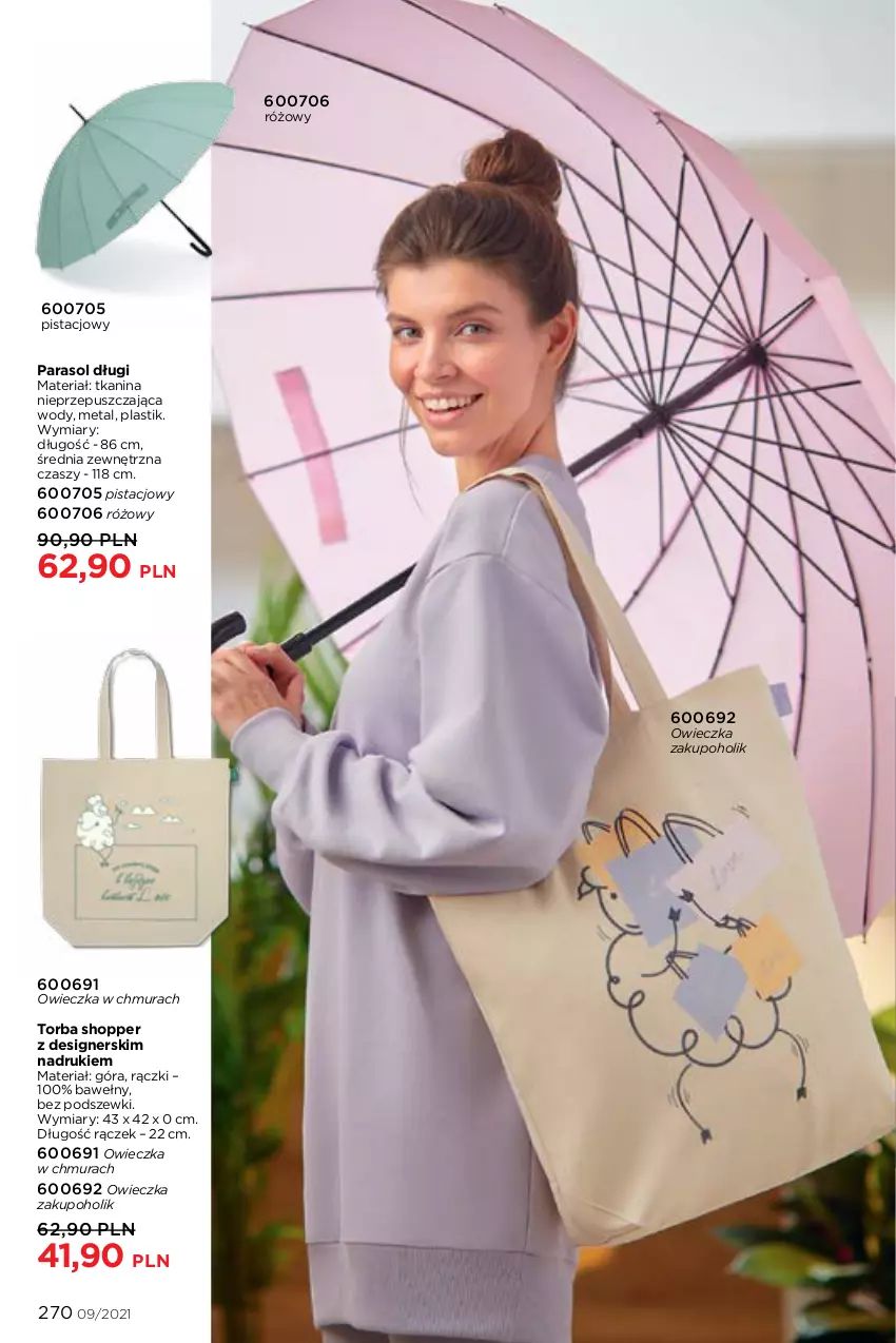 Gazetka promocyjna Faberlic - Gazetka - ważna 14.06 do 04.07.2021 - strona 270 - produkty: Parasol, Torba