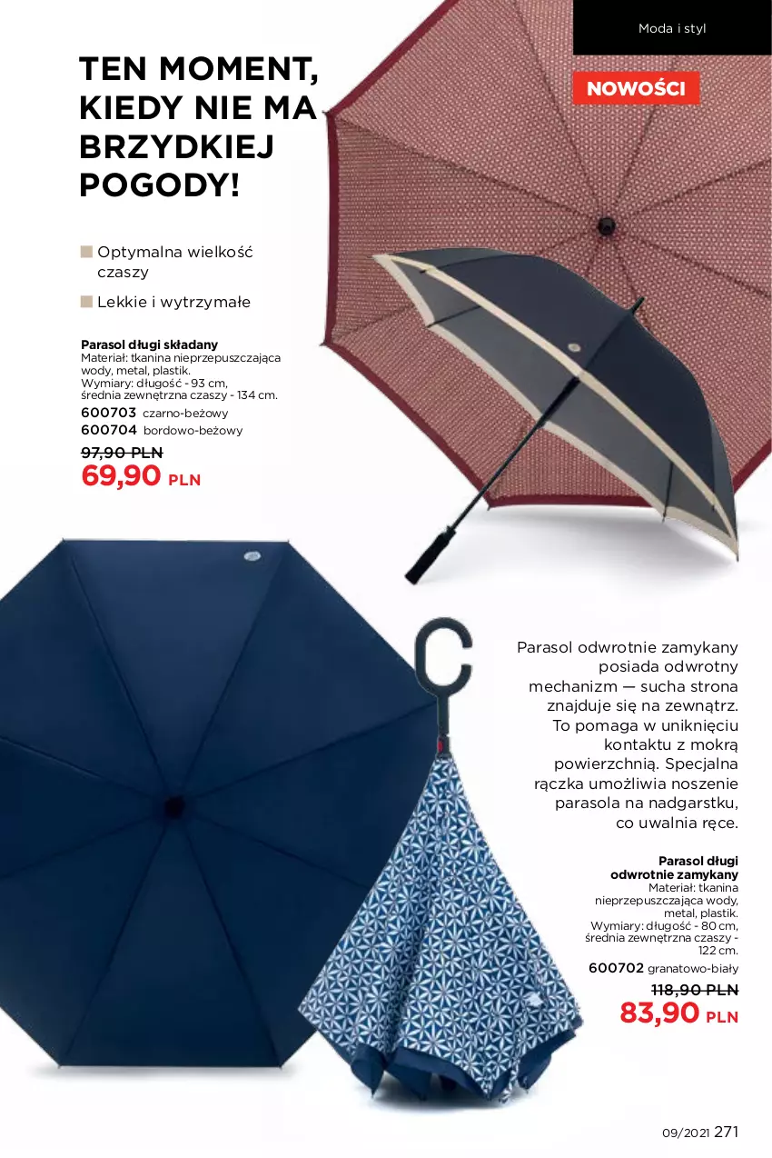 Gazetka promocyjna Faberlic - Gazetka - ważna 14.06 do 04.07.2021 - strona 271 - produkty: Gra, Granat, Moda, Parasol