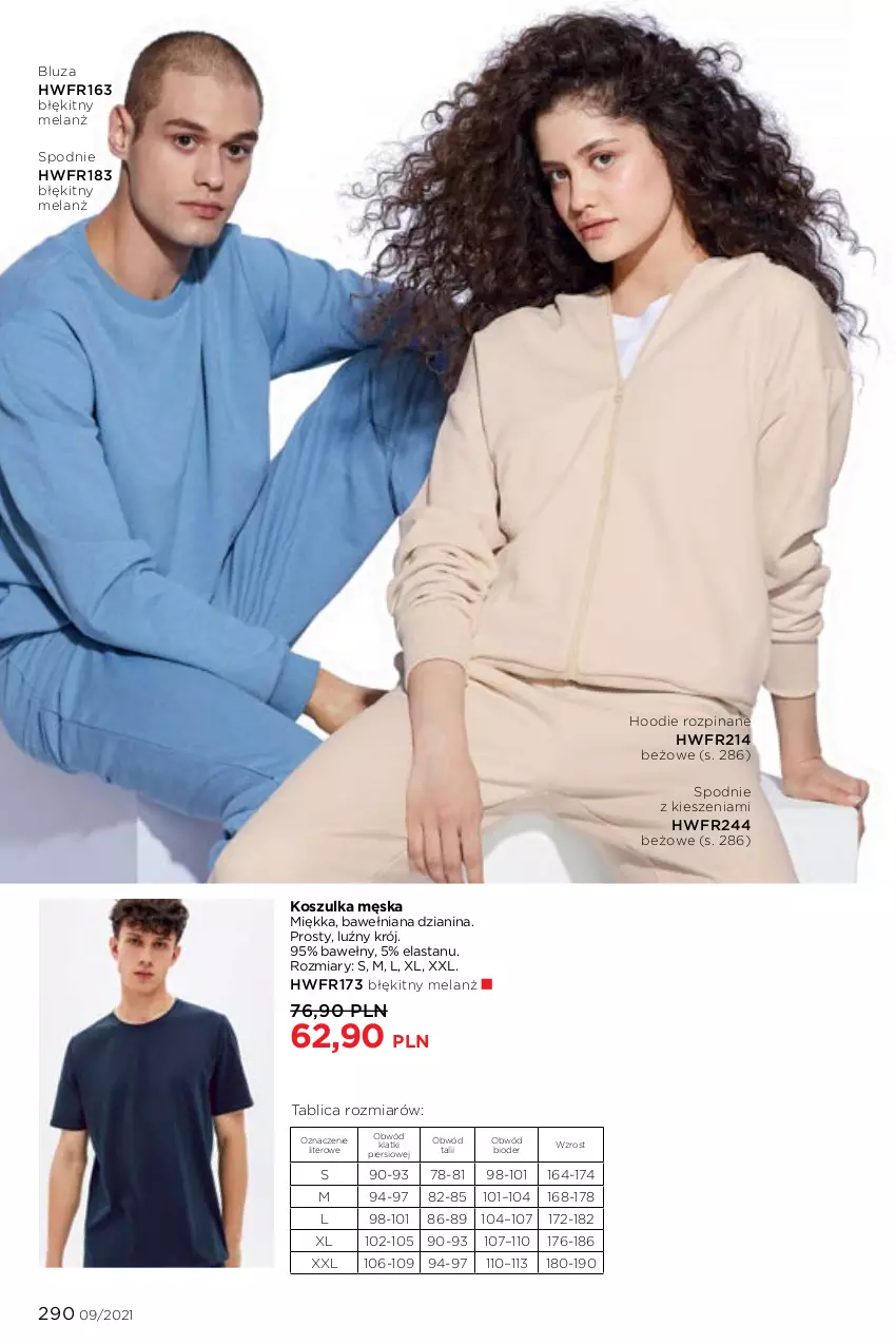 Gazetka promocyjna Faberlic - Gazetka - ważna 14.06 do 04.07.2021 - strona 290 - produkty: Bluza, Kosz, Koszulka, Spodnie