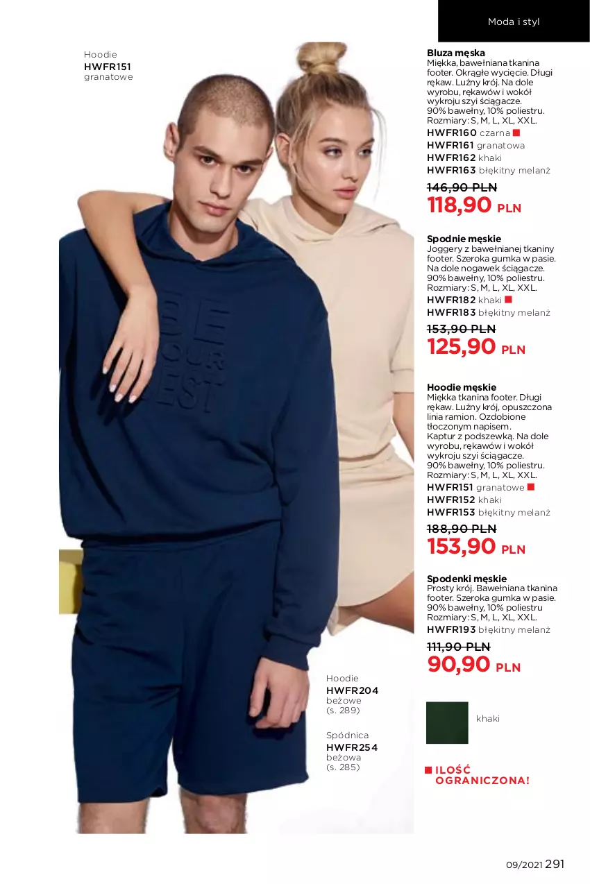 Gazetka promocyjna Faberlic - Gazetka - ważna 14.06 do 04.07.2021 - strona 291 - produkty: Bluza, Gra, Granat, Moda, Spódnica, Spodnie