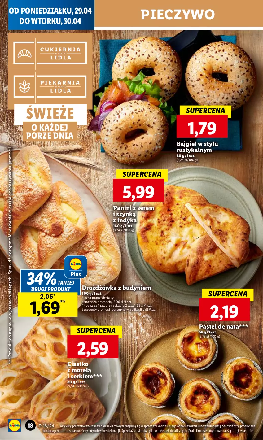 Gazetka promocyjna Lidl - GAZETKA - ważna 29.04 do 30.04.2024 - strona 22 - produkty: Piec, Pieczywo, Por, Rust, Ser