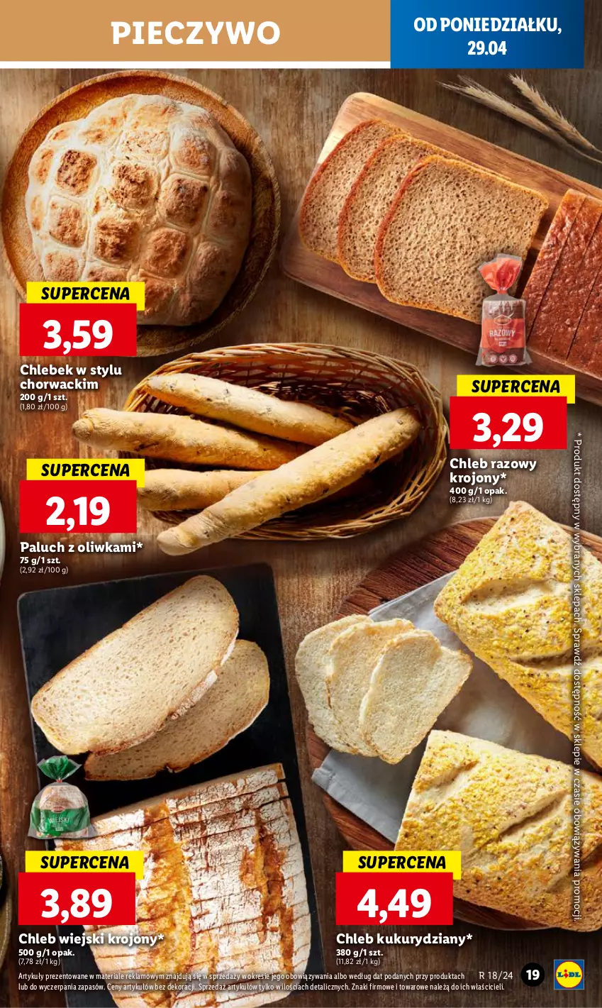 Gazetka promocyjna Lidl - GAZETKA - ważna 29.04 do 30.04.2024 - strona 23 - produkty: Chleb, Piec, Pieczywo