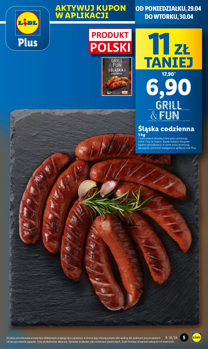 Gazetka promocyjna Lidl - GAZETKA - ważna 29.04 do 30.04.2024 - strona 7 - produkty: Gra, Olej