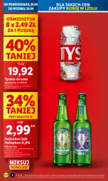 Gazetka promocyjna Lidl - GAZETKA - Gazetka - ważna od 30.04 do 30.04.2024 - strona 10 - produkty: Heineken, Tyskie