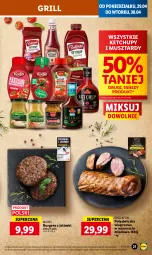 Gazetka promocyjna Lidl - GAZETKA - Gazetka - ważna od 30.04 do 30.04.2024 - strona 25 - produkty: Ketchup, Mus, Polędwiczka wieprzowa, Burger, Grill