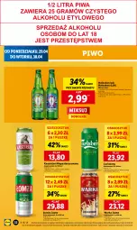 Gazetka promocyjna Lidl - GAZETKA - Gazetka - ważna od 30.04 do 30.04.2024 - strona 36 - produkty: Piwo, Kasztelan, Heineken, Warka, Carlsberg