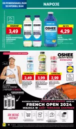 Gazetka promocyjna Lidl - GAZETKA - Gazetka - ważna od 30.04 do 30.04.2024 - strona 40 - produkty: Napoje, Limonka, Oshee, Woda, Napój, Melon, Magnez, Kokos, Grejpfrut