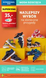 Gazetka promocyjna Lidl - GAZETKA - Gazetka - ważna od 30.04 do 30.04.2024 - strona 68 - produkty: Top, Sandał, Moda, Dzieci