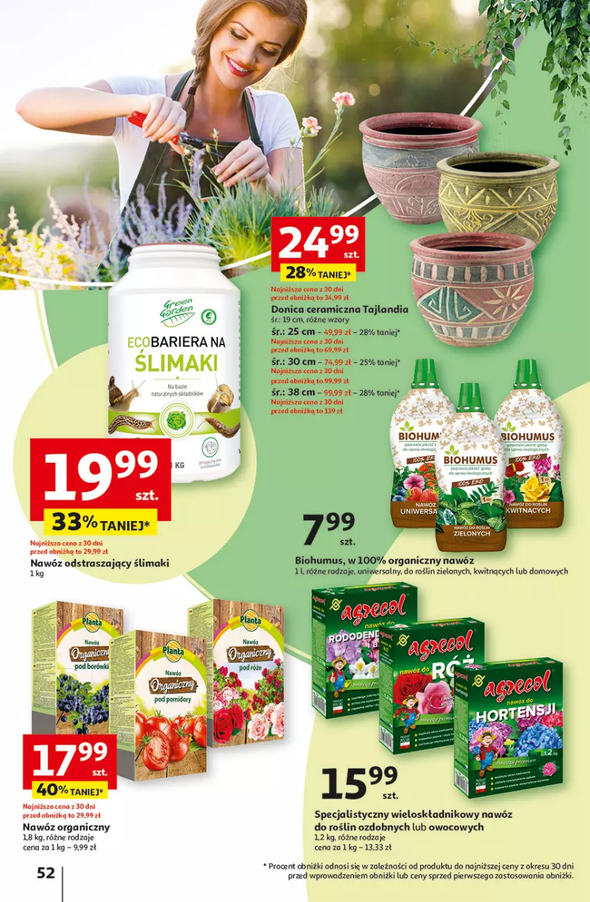 Gazetka promocyjna Auchan - Gazetka Aktywność na świeżym powietrzu! Hipermarket Auchan - ważna 11.04 do 17.04.2024 - strona 52 - produkty: Biohumus, Mus, Nawóz
