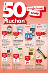 Gazetka promocyjna Auchan - Gazetka Aktywność na świeżym powietrzu! Hipermarket Auchan - Gazetka - ważna od 17.04 do 17.04.2024 - strona 14 - produkty: Pierogi, Jogurt naturalny, Top, Ser, Ryż, Kawa ziarnista, Jogurt, Truskawki, Kawa, Wafle, Serek, Sonko, Bakoma, Krewetki, Baton, Mocca Fix Gold, Woseba