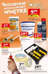 Gazetka promocyjna Auchan - Gazetka Aktywność na świeżym powietrzu! Hipermarket Auchan - Gazetka - ważna od 17.04 do 17.04.2024 - strona 40 - produkty: Folia malarska, Clin, Farba akrylowa, Fa