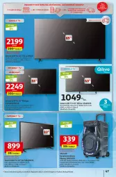 Gazetka promocyjna Auchan - Gazetka Aktywność na świeżym powietrzu! Hipermarket Auchan - Gazetka - ważna od 17.04 do 17.04.2024 - strona 47 - produkty: LED TV, Por, Gry, Philips, Głośnik, Mikrofon, Kosz, Manta, LG