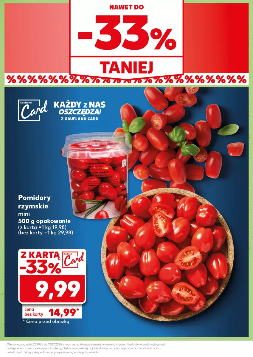 Gazetka promocyjna Kaufland - Mocny Start - ważna 10.02 do 12.02.2025 - strona 17 - produkty: Pomidory