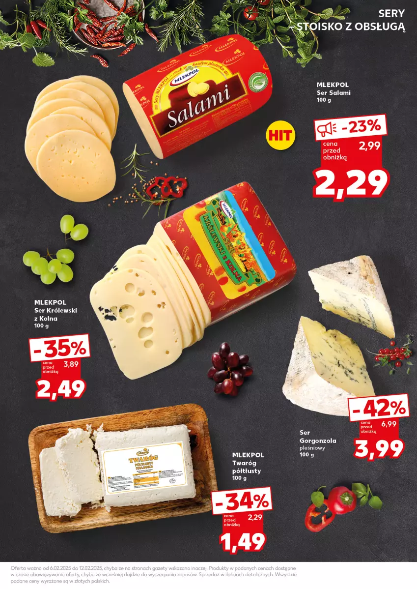 Gazetka promocyjna Kaufland - Mocny Start - ważna 10.02 do 12.02.2025 - strona 27 - produkty: Gorgonzola, Królewski, Ser, Twaróg, Twaróg półtłusty