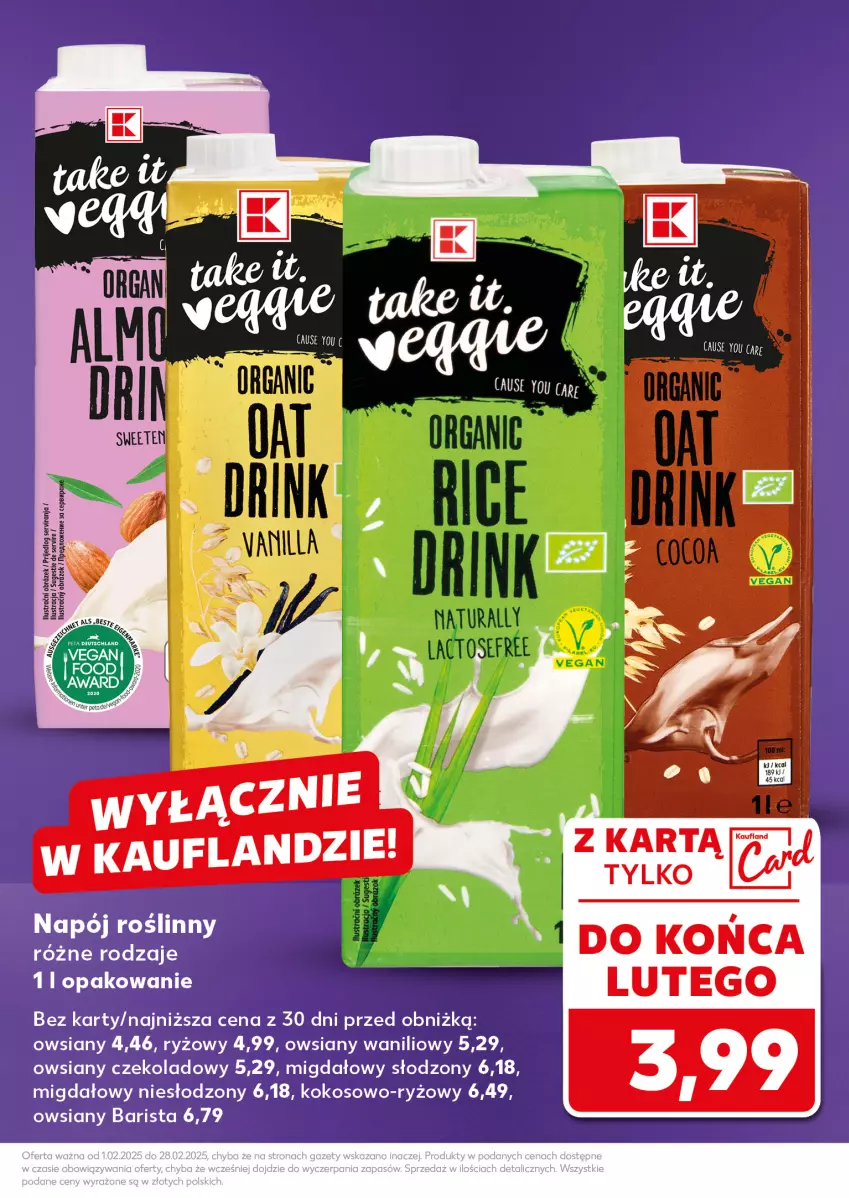 Gazetka promocyjna Kaufland - Mocny Start - ważna 10.02 do 12.02.2025 - strona 5 - produkty: Kokos, Napój, Napój roślinny, Róze, Ryż, Ser