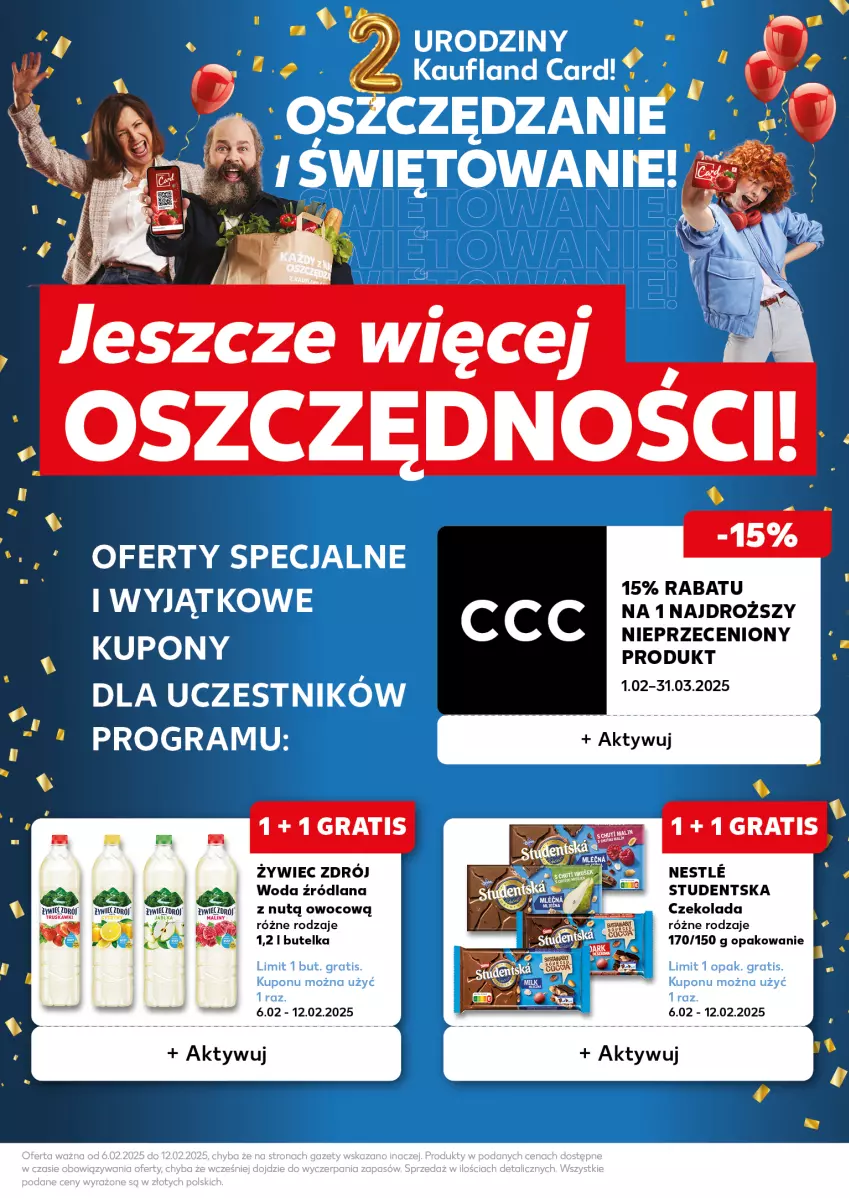 Gazetka promocyjna Kaufland - Mocny Start - ważna 10.02 do 12.02.2025 - strona 7 - produkty: Czekolada, Gra, LANA, Maliny, Woda