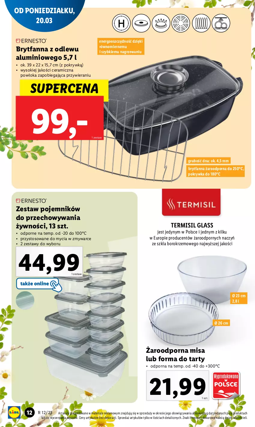 Gazetka promocyjna Lidl - GAZETKA - ważna 20.03 do 25.03.2023 - strona 12 - produkty: Fa, Pojemnik, Por, Sok