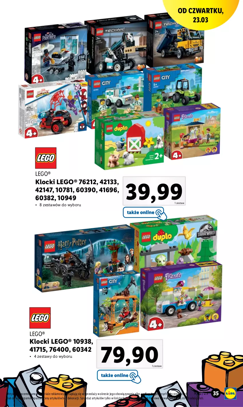 Gazetka promocyjna Lidl - GAZETKA - ważna 20.03 do 25.03.2023 - strona 37 - produkty: Klocki, LEGO