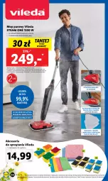 Gazetka promocyjna Lidl - GAZETKA - Gazetka - ważna od 25.03 do 25.03.2023 - strona 46 - produkty: Mop, Mop parowy, Vileda, Dywan