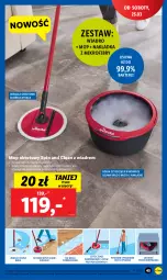 Gazetka promocyjna Lidl - GAZETKA - Gazetka - ważna od 25.03 do 25.03.2023 - strona 47 - produkty: Mop, Narożnik, Wiadro, Sprzątanie