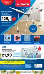 Gazetka promocyjna Lidl - GAZETKA - Gazetka - ważna od 25.03 do 25.03.2023 - strona 48 - produkty: Piec, Por, Gry, Tran, Wanna, Vileda, Sport, Mola, Suszarka, Suszarka na pranie