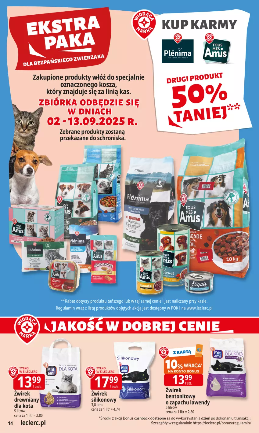 Gazetka promocyjna E Leclerc - ważna 02.09 do 13.09.2025 - strona 13 - produkty: Kosz, Tran