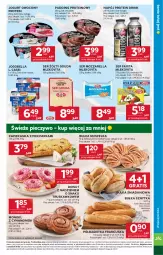Gazetka promocyjna Stokrotka - Supermarket - Gazetka - ważna od 05.11 do 05.11.2025 - strona 17 - produkty: Mozzarella, Piec, Warzywa, Ser, Mus, Gra, Favita, Jogurt owocowy, Zott, Bell, Jogurt, Mlekovita, Bagietka, Zapiekanka, Pieczarka, Pudding, Pieczywo, Półbagietka, Danio, Owoce, Bella, Gouda, Donut, Jogobella, Napój, Bułka, Mięso, Mleko, Fa