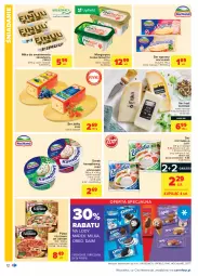 Gazetka promocyjna Carrefour - Gazetka Carrefour - Gazetka - ważna od 24.07 do 24.07.2021 - strona 12 - produkty: Ser topiony, Feliciana, Top, Ser, Gra, Zott, Zottarella, Kosz, Serek kanapkowy, Lody, Dr. Oetker, Serek, Pizza, Margaryna, Ser kozi, Hochland, Finuu, Flora, Oreo, Milka