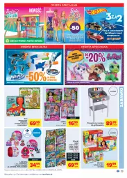 Gazetka promocyjna Carrefour - Gazetka Carrefour - Gazetka - ważna od 24.07 do 24.07.2021 - strona 23 - produkty: Ser, Gra, Chodzik, Samochodziki, L.O.L., LEGO, Barbie, Mattel, Hasbro, Klocki, Grill, Lalka, Hot Wheels