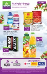 Gazetka promocyjna Stokrotka - Stokrotka Express - Gazetka - ważna od 22.11 do 22.11.2023 - strona 1 - produkty: Warzywa, Sok, Napój energetyczny, Zupa, Lack, Tymbark, Oshee, Owoce, Napój, Mięso, Magnez