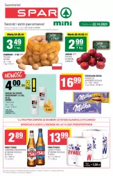 Gazetka promocyjna Spar - Spar-Mini - Gazetka - ważna od 29.10 do 29.10.2025 - strona 1 - produkty: Piwo, Top, Ziemniaki, Tyskie, Czekolada, Znicz, Milka