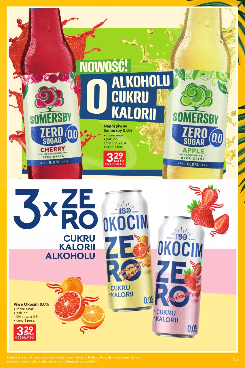 Gazetka promocyjna Makro - Summer Drinks - ważna 07.07 do 03.08.2026 - strona 3 - produkty: Koc, Kosz, Napój, Okocim, Piwo, Somersby, Szal