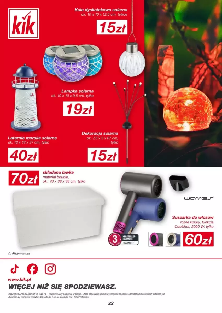 Gazetka promocyjna Kik - ważna 05.05.2025 do 18.04.2026 - strona 15 - produkty: Fa, HP, Moda