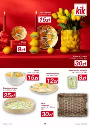 Gazetka promocyjna Kik - Gazetka - ważna od 18.04 do 18.04.2026 - strona 14 - produkty: Sok, Ser, Taca, Talerz, Talerz deserowy, Deser, Miska