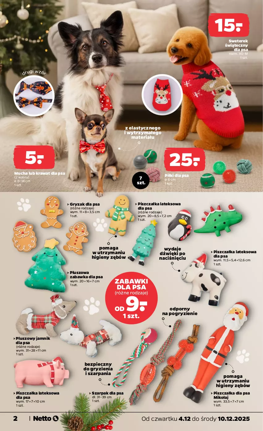Gazetka promocyjna Netto - Od Czwartku Przemysłowa - ważna 04.12 do 10.12.2025 - strona 2 - produkty: Gry, Piec, Por, Sweter, Zabawka