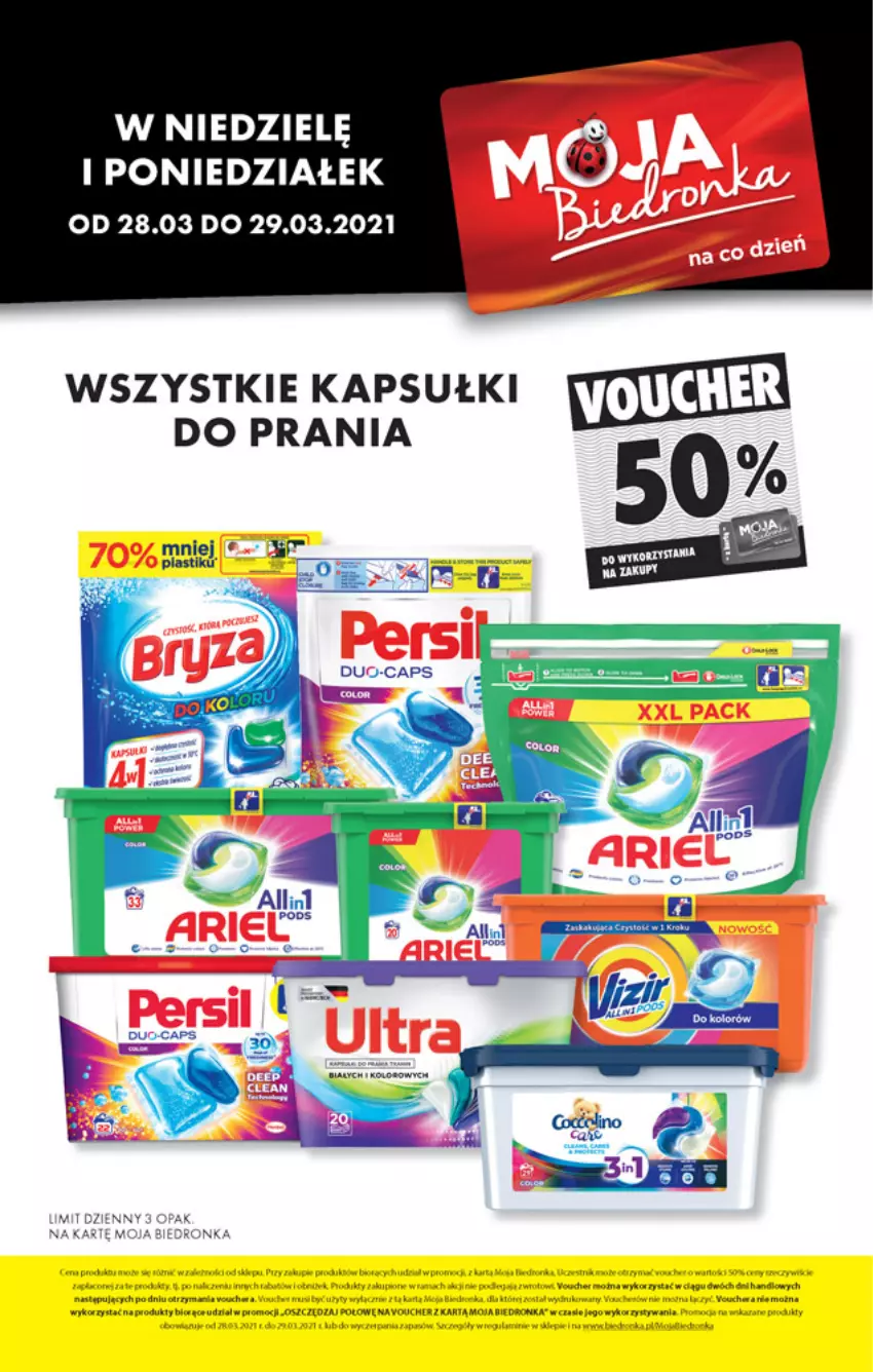 Gazetka promocyjna Biedronka - W tym tygodniu PN - ważna 29.03 do 03.04.2021 - strona 3 - produkty: Fa, Kapsułki do prania