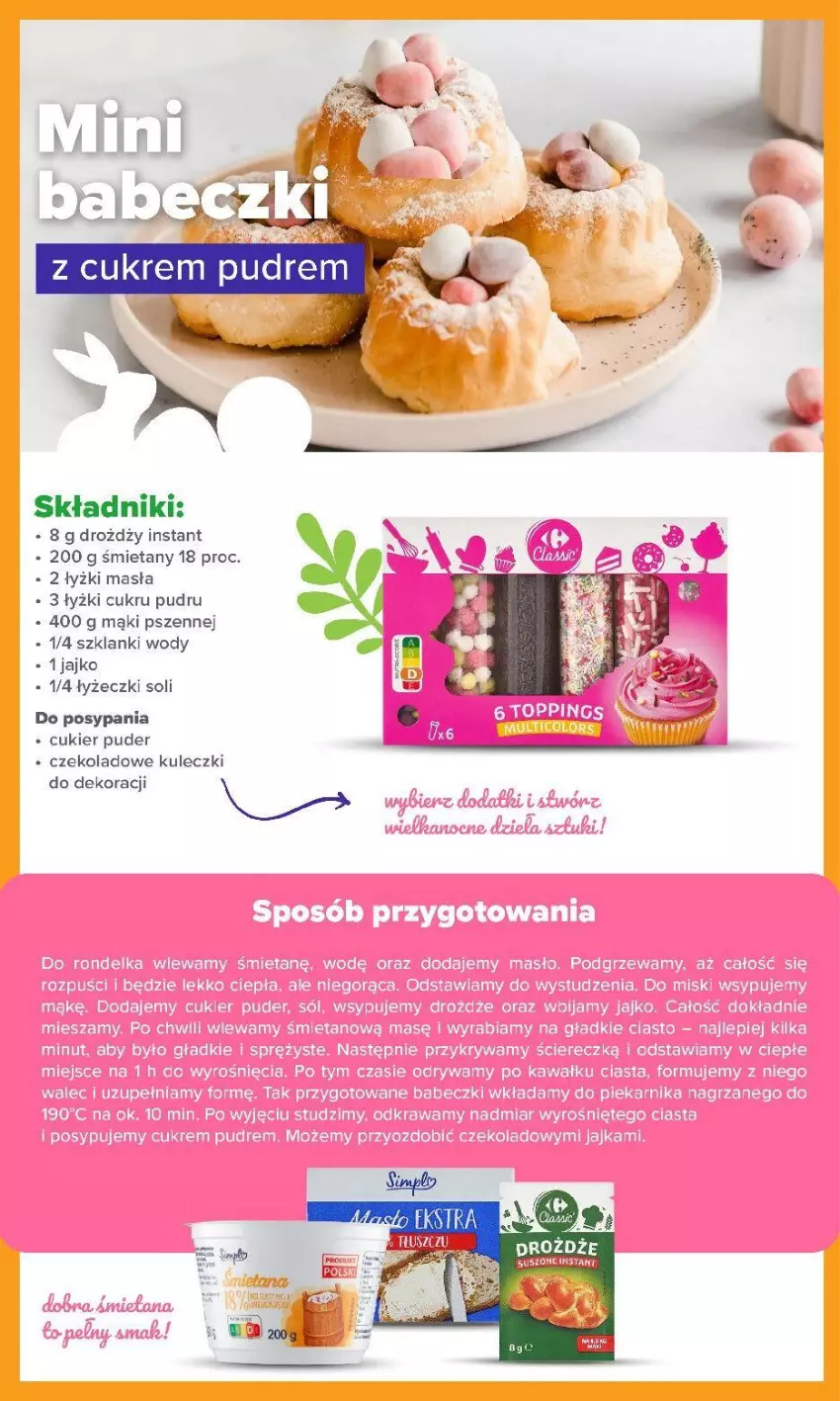 Gazetka promocyjna Carrefour - Gazetka Wielkanocne przepisy - ważna 07.03 do 06.04.2026 - strona 10 - produkty: Cukier, Fa, Lanki