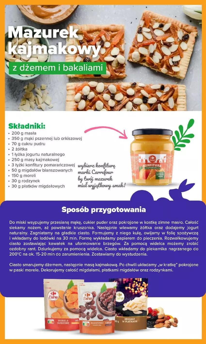 Gazetka promocyjna Carrefour - Gazetka Wielkanocne przepisy - ważna 07.03 do 06.04.2026 - strona 2 - produkty: Cukier, Cukier puder, Dżem, Jogurt, Kawa, Masło, Noż, Puder, Rum, Wałek