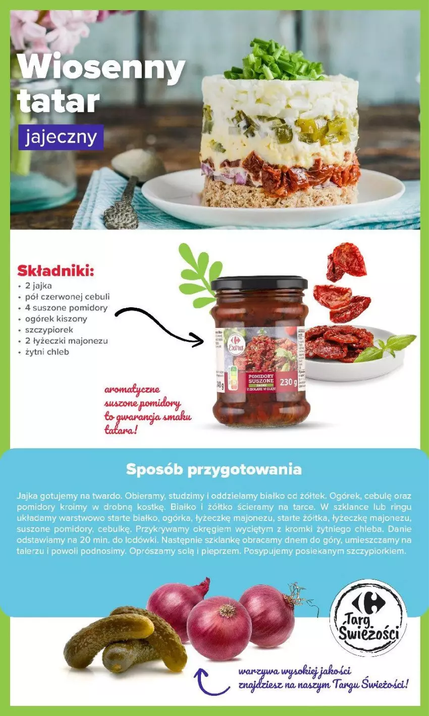 Gazetka promocyjna Carrefour - Gazetka Wielkanocne przepisy - ważna 07.03 do 06.04.2026 - strona 5 - produkty: Chleb, Majonez, Ogórek, Pomidory, Suszone pomidory