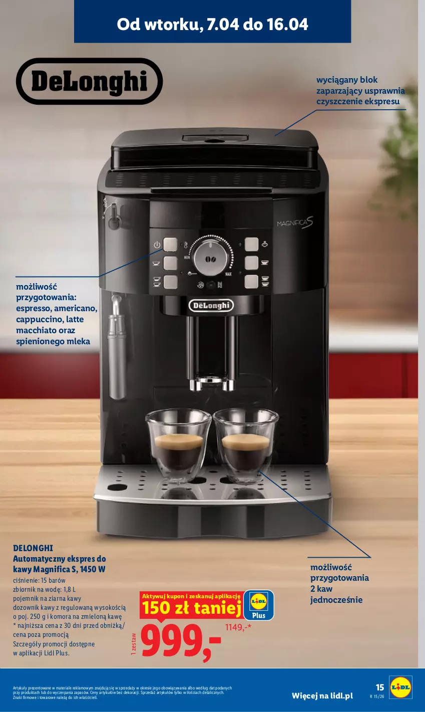 Gazetka promocyjna Lidl - Katalog ważny od 7.04 - ważna 07.04 do 11.04.2026 - strona 7 - produkty: Cappuccino, Chia, Dozownik, Pojemnik, Sok